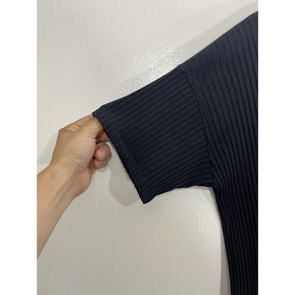 Eileen Fisher Tencel Stretch Rib Dress Shirt Lagom Minimalist Capsule Scandi - Picture 4 of 12